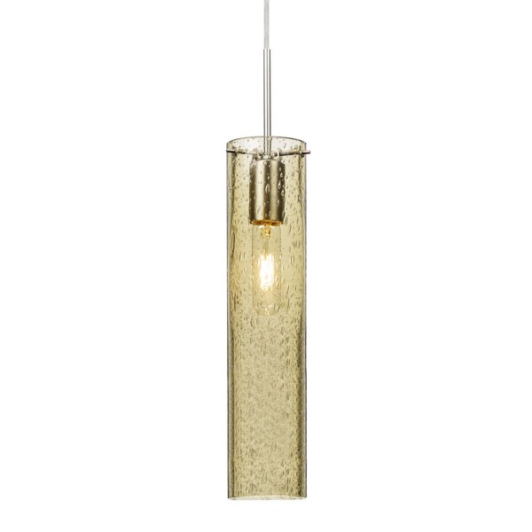 Besa Lighting Juni 16 Cord Pendant, Gold Bubble, Satin Nickel, 1x60W Incandescent 1JT-JUNI16GD-SN - main